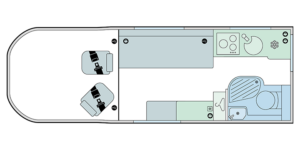 Endeavour B63 Layout Drawing - Cranham Leisuresales Ltd