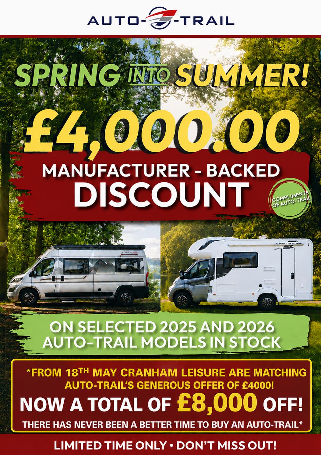 Auto Trail May 2026 Offer Poster Page 0001 - Cranham Leisuresales Ltd